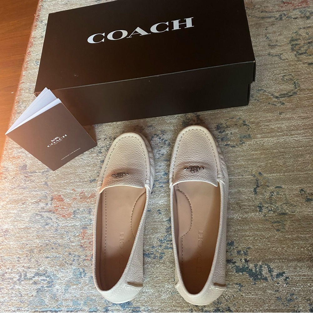 Coach Chalk color shoes size 5